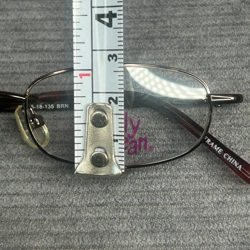 Jelly Bean by I-Deal Optics JB-119 Brown Oval Y2k Eyeglass Frames 45-18-135